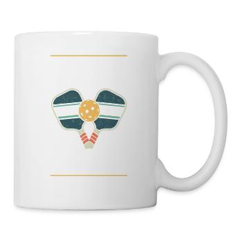 Playing Pickleball Improves Memory Dink Coach - Mug - white - Right