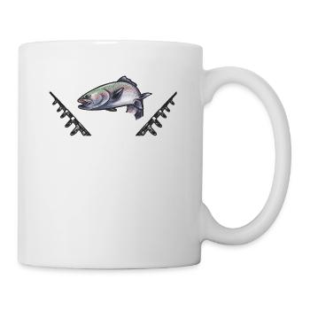 Angler Mir Reichts Ich Geh Angeln - Tasse - Weiß - Rechts