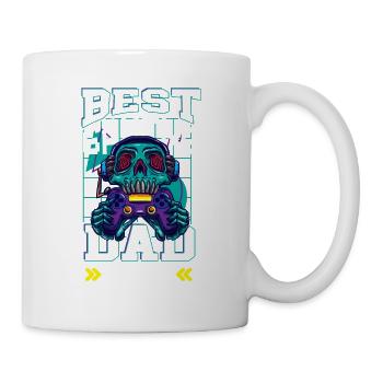 Jeu de hasard Gamer Papa - Mug blanc - blanc - Droite