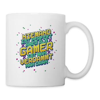 Zocken Gaming - Tasse - Weiß - Rechts
