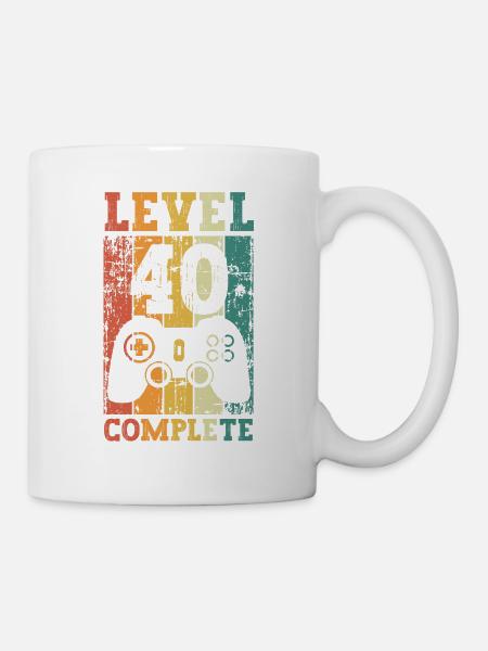 Il y a 40 ans, j’étais le 40 le plus rapide. - Mug blanc - blanc