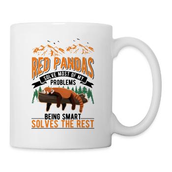Red Panda Gift Cat Bear - Mug - white - Right
