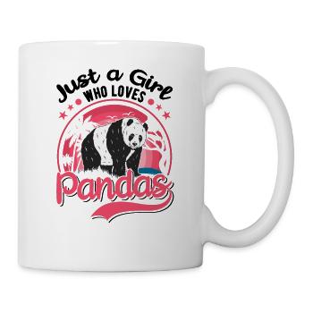 Just a Girl Who loves Pandas Girls - Mug - white - Right