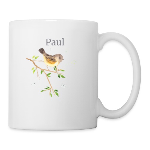 Waldtier Vogel Name Paul - Tasse