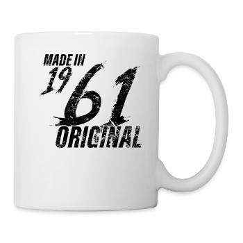 Fait En 1961 Année de naissance 1961 Anniversaire Femmes - Mug blanc - blanc - Droite