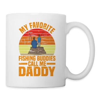 My Favorite Fishing Buddies Call Me Daddy - Mug - white - Right