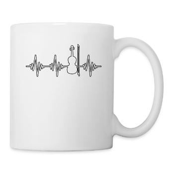 Violin Heartbeat - Mug - white - Right