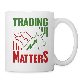 Le trading, c’est tout ce qui compte 2 - Mug blanc - blanc - Droite