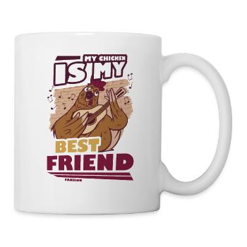 Huhn - Tasse - Weiß - Rechts