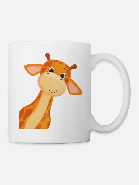 Giraffe - Tasse - Weiß