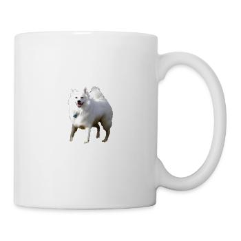 American Eskimo Dog Hund - American Eskimo Dog - Tasse - Weiß - Rechts