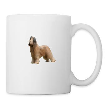 Briard Hund - Briard - Tasse - Weiß - Rechts