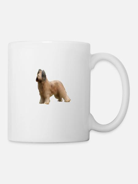 Briard Hund - Briard - Tasse - Weiß
