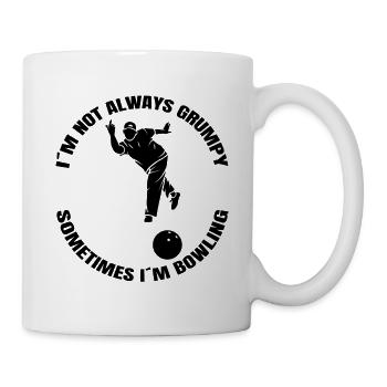 Bowling Cone Cadeau Bowling Ball Bowler Bowling Bowling - Mug blanc - blanc - Droite