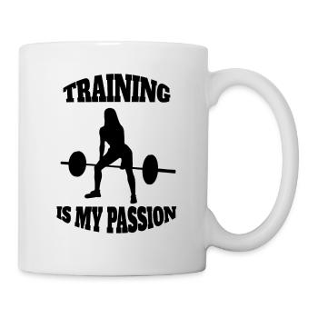 Fitness Muscle Athletes Strength Training Bodybuilder - Mug - white - Right