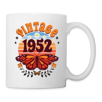 Rétro et Vintage 1952 Femme 70 Ans Anniversaire - Mug blanc - blanc - Droite