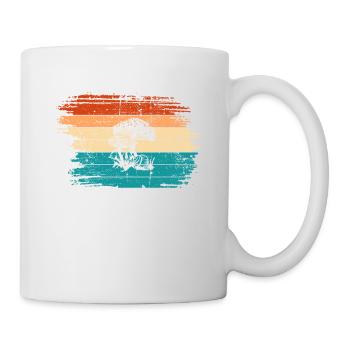 Mushroom Fungal Lover Retro Fungi Forest Gift idea - Mug - white - Right