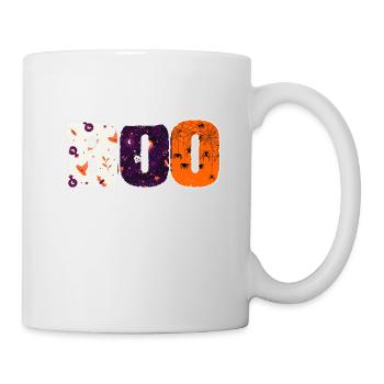 Boo Spider Witch Hat Halloween Spider Ghost Witches - Mug - white - Right