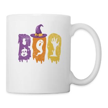 Boo Spider Witch Chapeau Halloween Spider Ghost Sorcières - Mug blanc - blanc - Droite