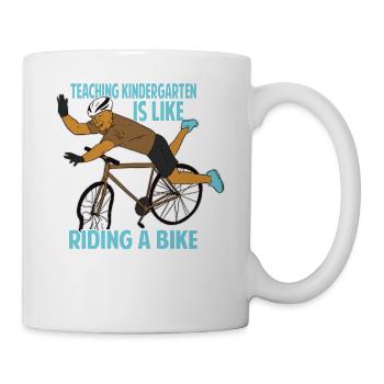 Teaching Kindergarten Is Like Riding A Bike - Funn - Mug - white - Right