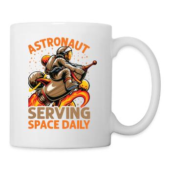 Astronaute au service de l’espace tous les jours - Drôle - Planètes - - Mug blanc - blanc - Droite