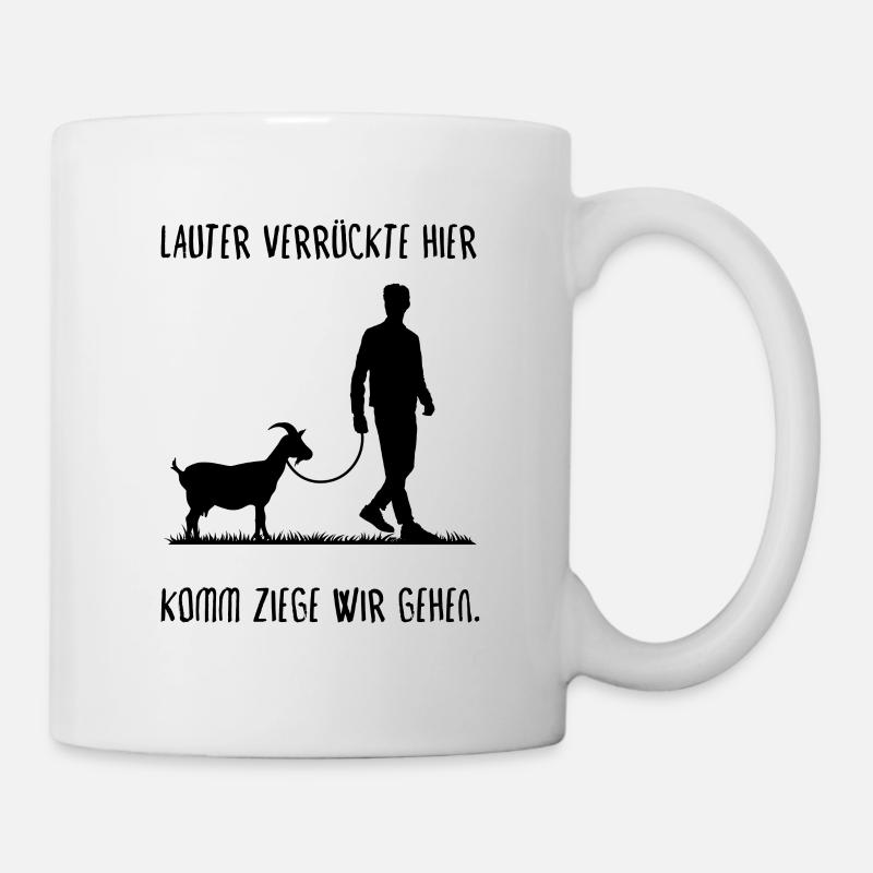 Ziege - Tasse - Weiß