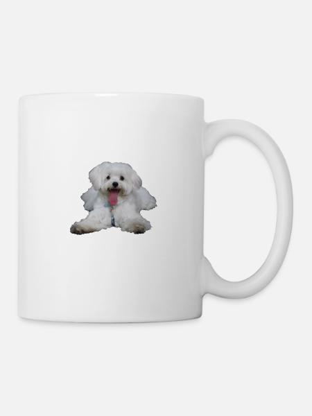 Malteser Hund - Malteser - Tasse - Weiß