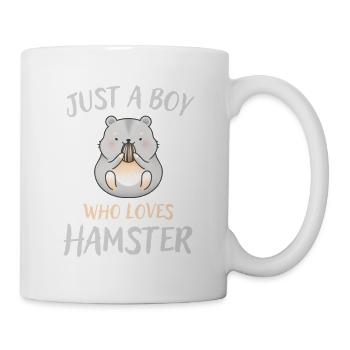 Juste un garçon qui aime Hamsters Hamster Lover - Mug blanc - blanc - Droite