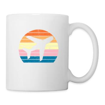 I d Rather Be Flying Airplane Pilot - Tasse - Weiß - Rechts