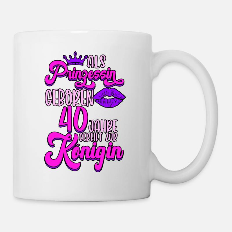 Vor 40 Jahren war ich mal der schnellste 40. - Tasse - Weiß