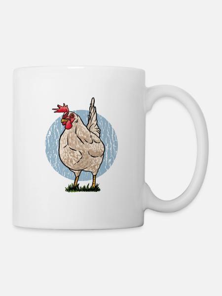 Huhn Hühner Flüsterer - Tasse - Weiß