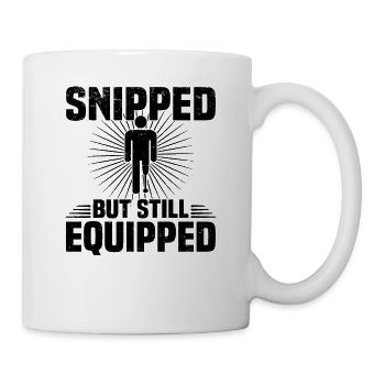 Fauteuil roulant amputé pour handicapés invalidés - Mug blanc - blanc - Droite