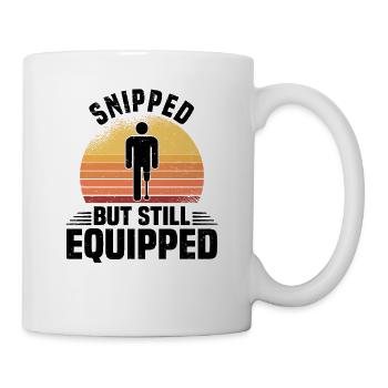 Fauteuil roulant amputé pour handicapés invalidés - Mug blanc - blanc - Droite
