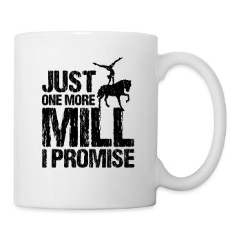 Vaulting Acrobatics Design and Equestrian Horse - Mug - white - Right