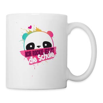 Endlich Schulkind, Einschulung - Tasse - Weiß - Rechts