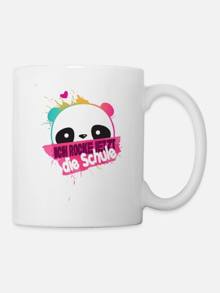 Endlich Schulkind, Einschulung - Tasse - Weiß