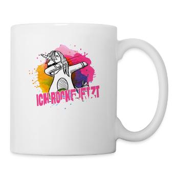 Endlich Schulkind, Einschulung - Tasse - Weiß - Rechts