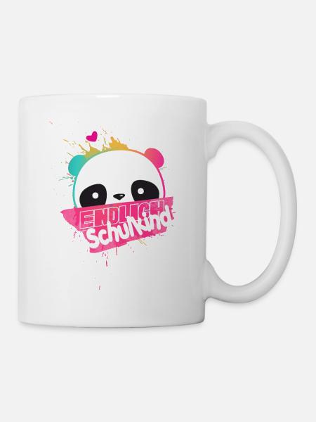 Endlich Schulkind, Einschulung - Tasse - Weiß