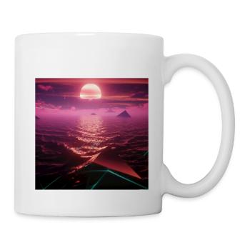Sunset Retro - Mug - white - Right