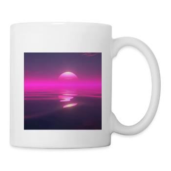 Sunset Retro - Mug - white - Right