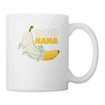Boonana Niedliches Gespenst Banane Halloween - Tasse - Weiß - Rechts