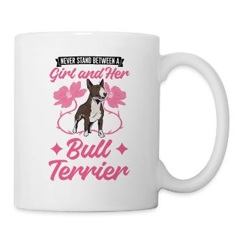 Bull Terrier Fille Miniature Bull Terrier - Mug blanc - blanc - Droite