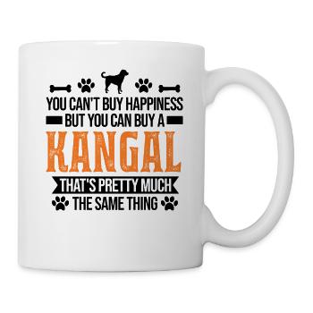 Kangal Glücklich Anatolischer Hirtenhund - Tasse - Weiß - Rechts