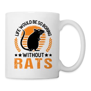 Rat Gift Domestic Rat Rat Owner - Mug - white - Right