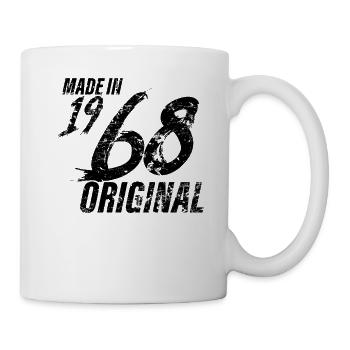Fait en 1968 Année de naissance 1968 Anniversaire Femmes - Mug blanc - blanc - Droite