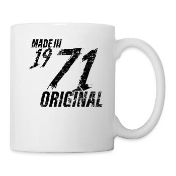 Made In 1971 Year of birth 1971 Birthday Women - Mug - white - Right