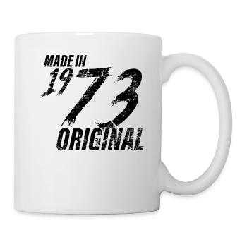 Fait en 1973 Année de naissance 1973 Anniversaire Femmes - Mug blanc - blanc - Droite