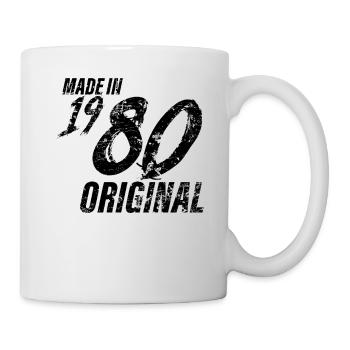 Fait En 1980 Année de naissance 1980 Anniversaire Femmes - Mug blanc - blanc - Droite