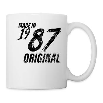 Made In 1987 Year of birth 1987 Birthday Women - Mug - white - Right