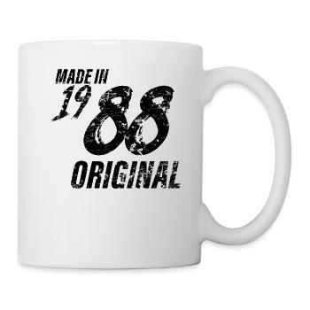 Fait en 1988 Année de naissance 1988 Anniversaire Femmes - Mug blanc - blanc - Droite